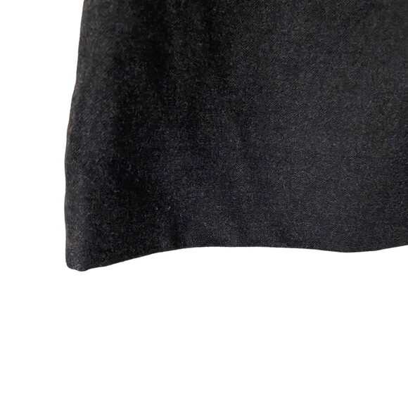 J Crew Skirt Size 0 Gray Short Pull On Pockets Wool Blend Workwear Paper Bag - Picture 5 of 7